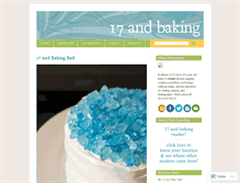 Tablet Screenshot of 17andbaking.com